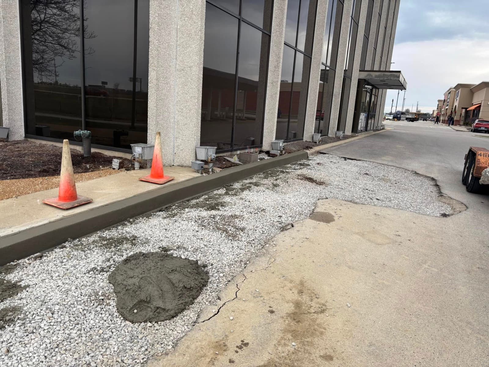 Commercial Concrete Flatwork Near St. Clair Square