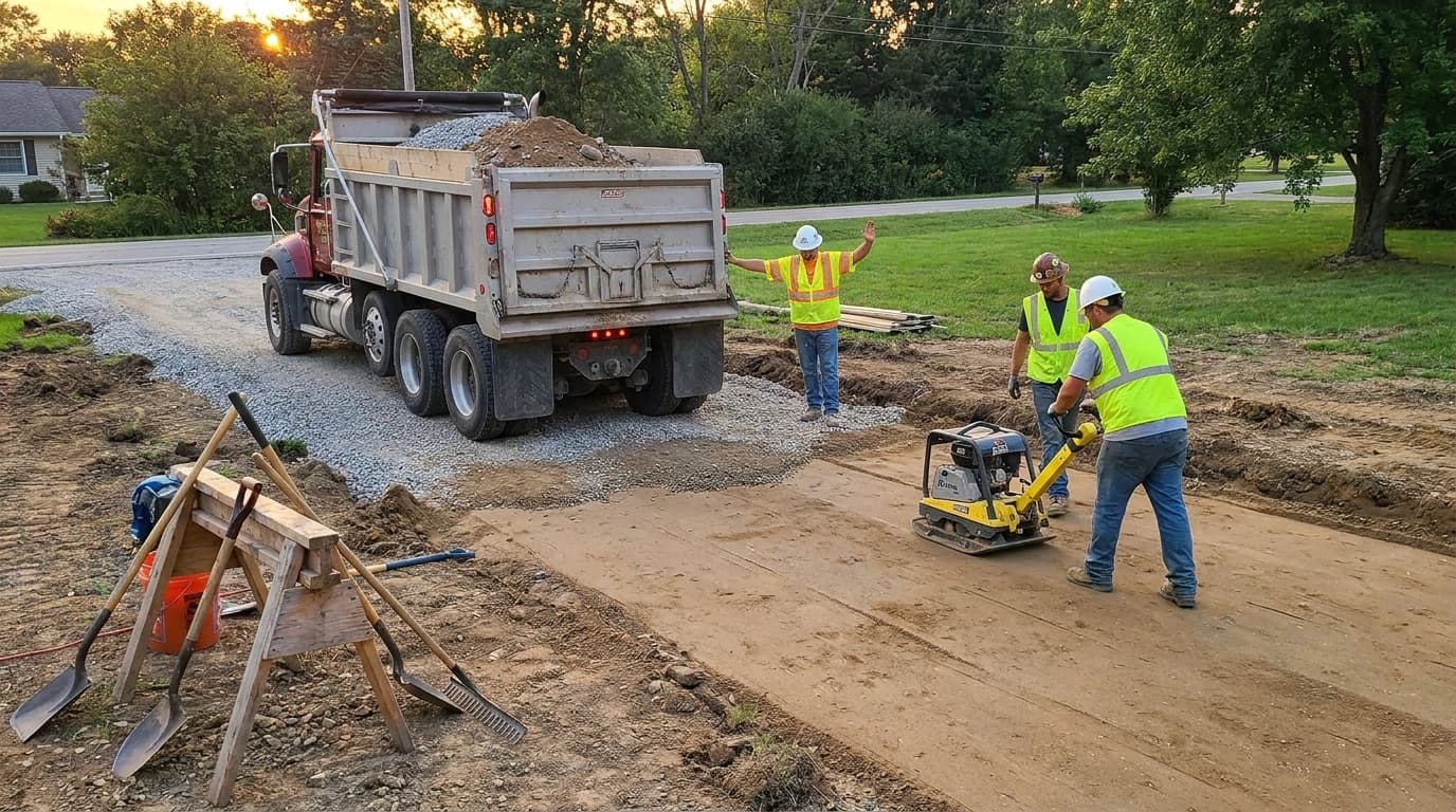 Site Prep & Grading Near The Valmeyer Bluff Trails