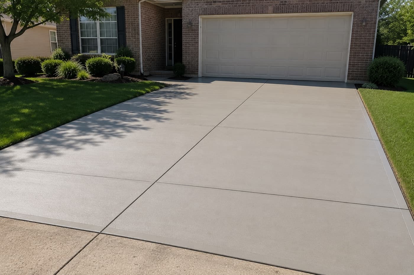 Concrete Driveway Installation Near Bethalto Village Park